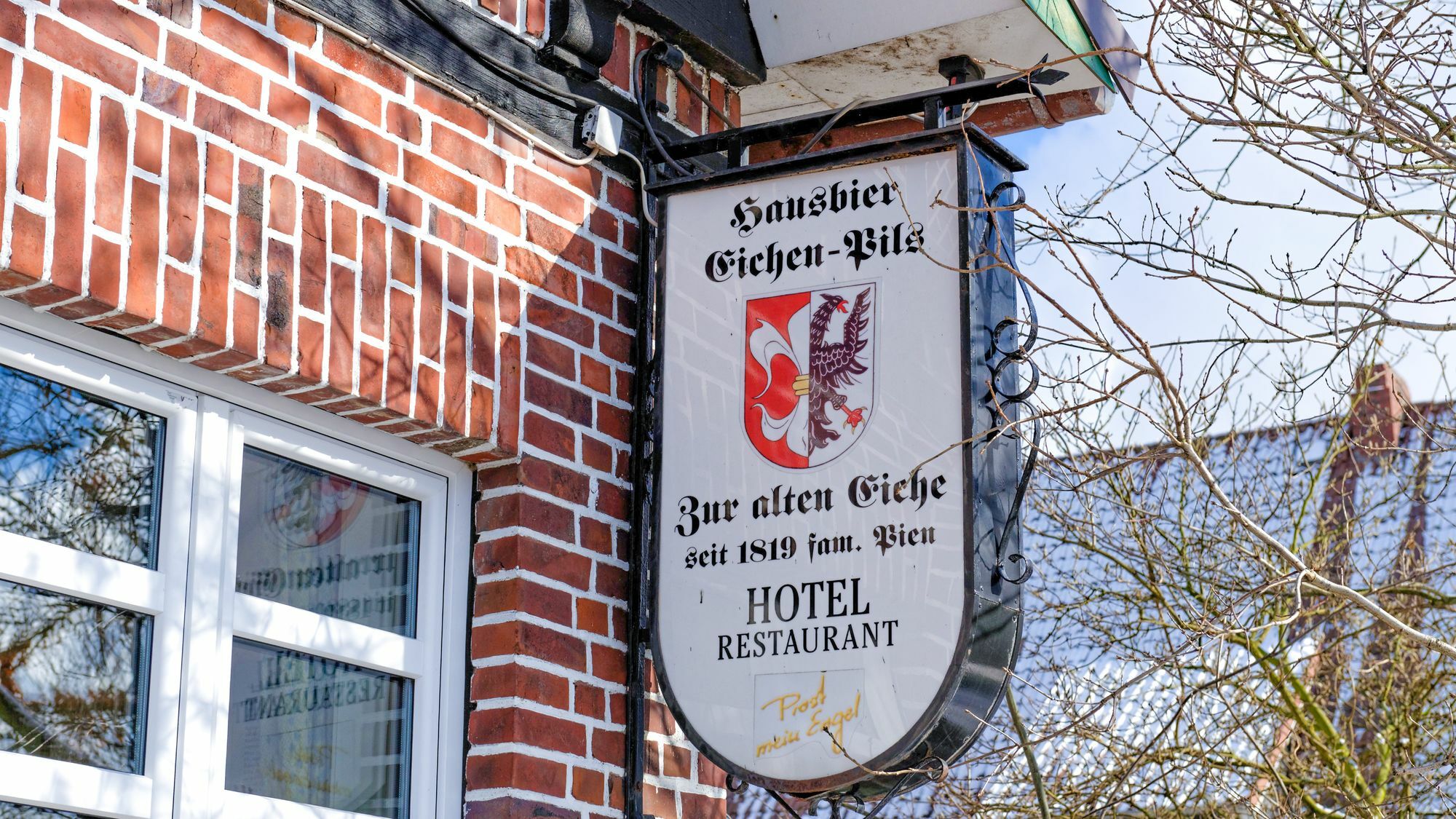 Gasthaus Zur Alten Eiche Hamburg Exterior foto